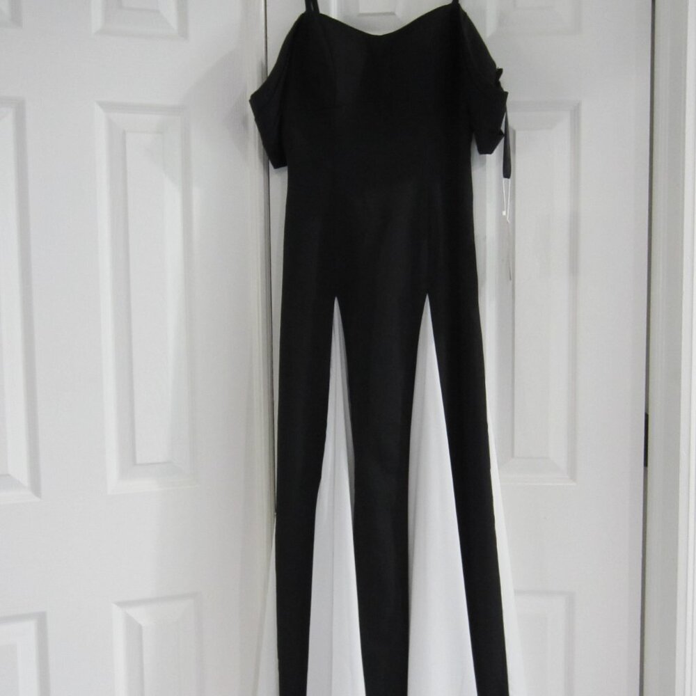 Missacc Brand New Black & White Formal Dress